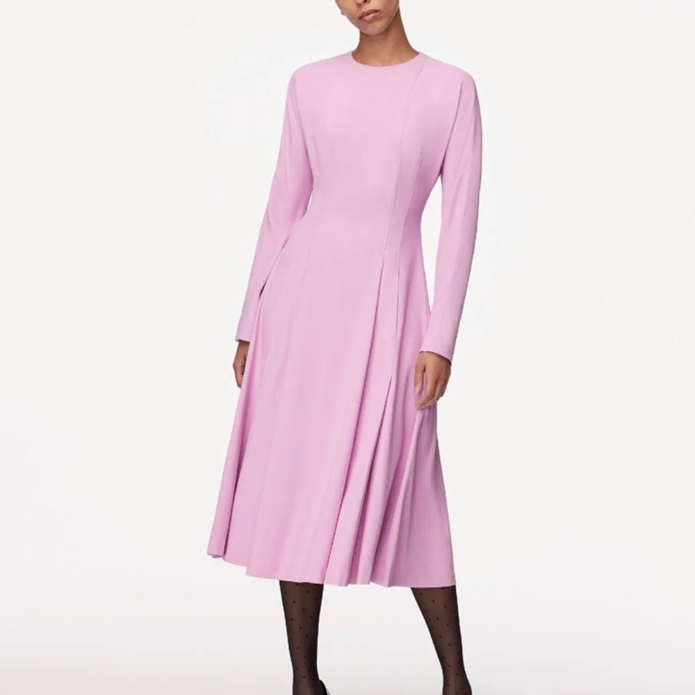 NWT ANOTHER TOMORROW Dolman Sleeve Dress Italy Orchid IT 42  US Small